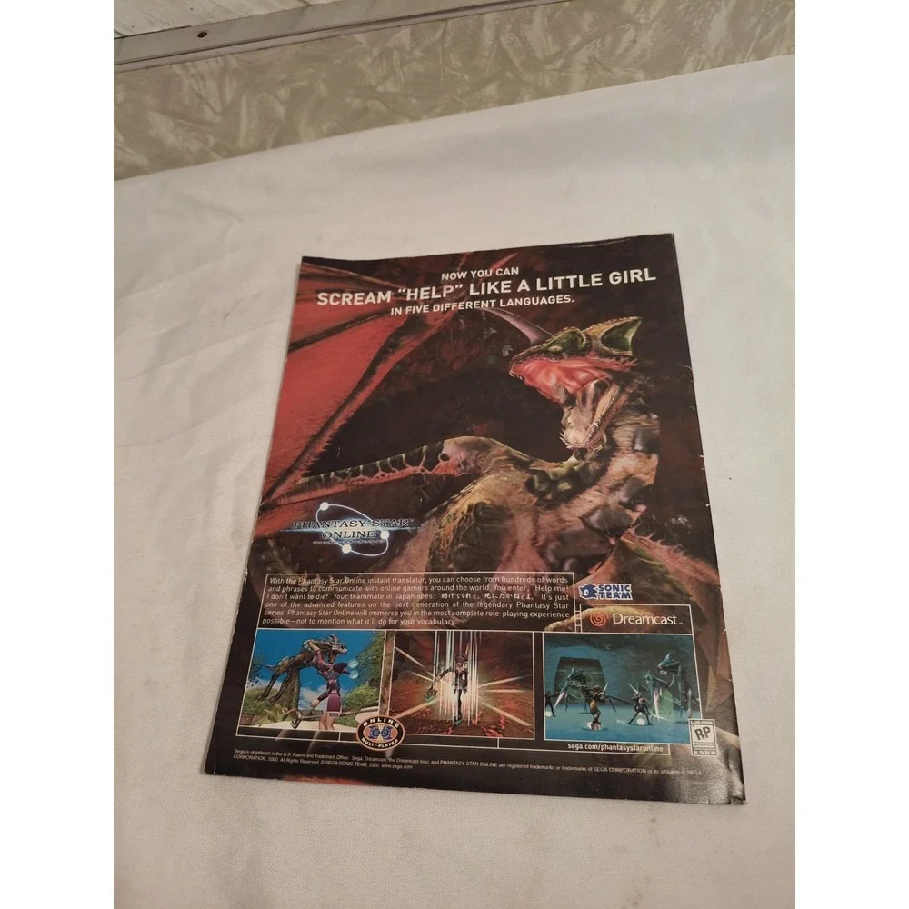 Electronic Gaming Monthly EGM #140 March 2001 Phantasy Star Online Sonic Alien